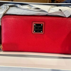 Dooney & Bourke Vibrant Red Wallet